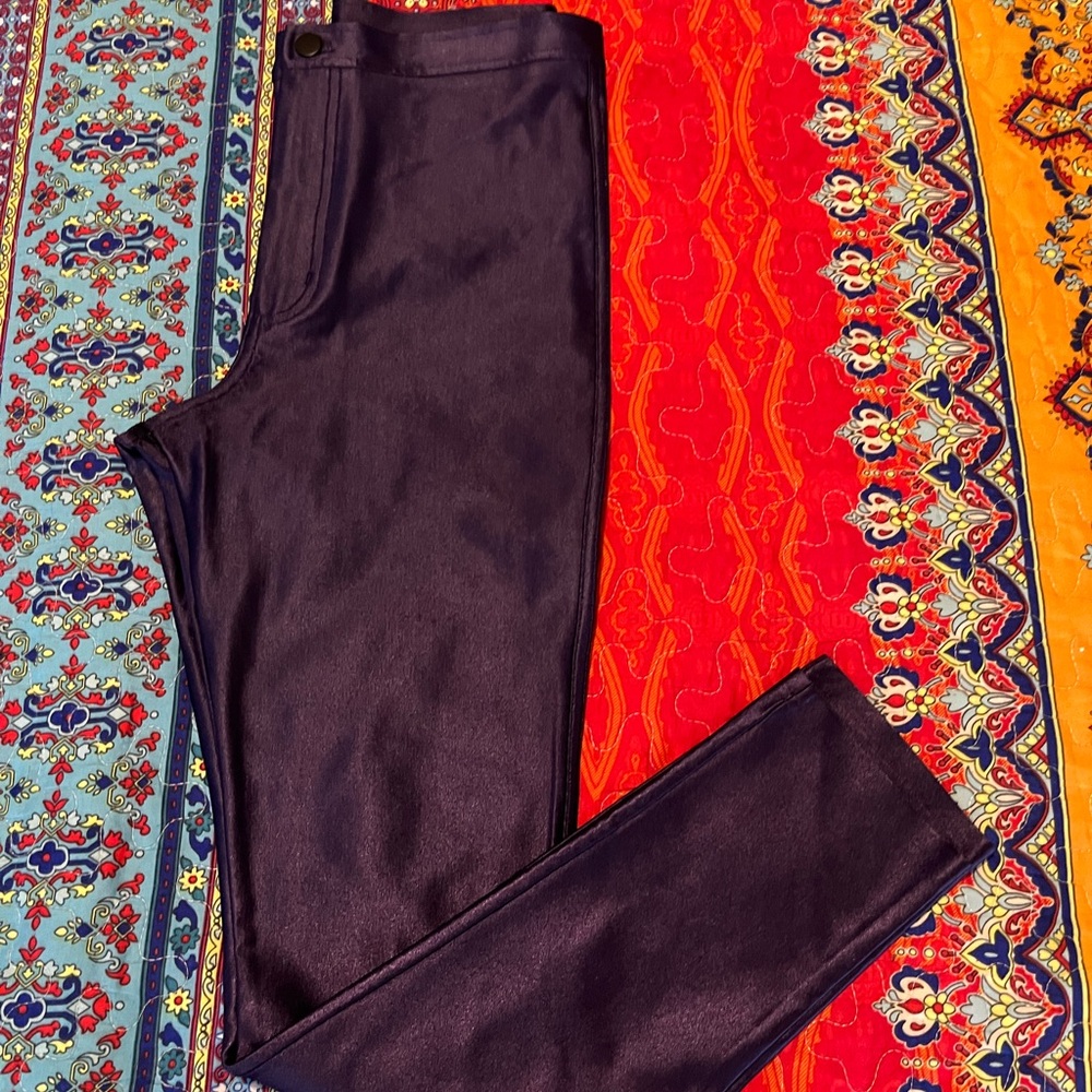 American Apparel Disco Pants (dark purple)